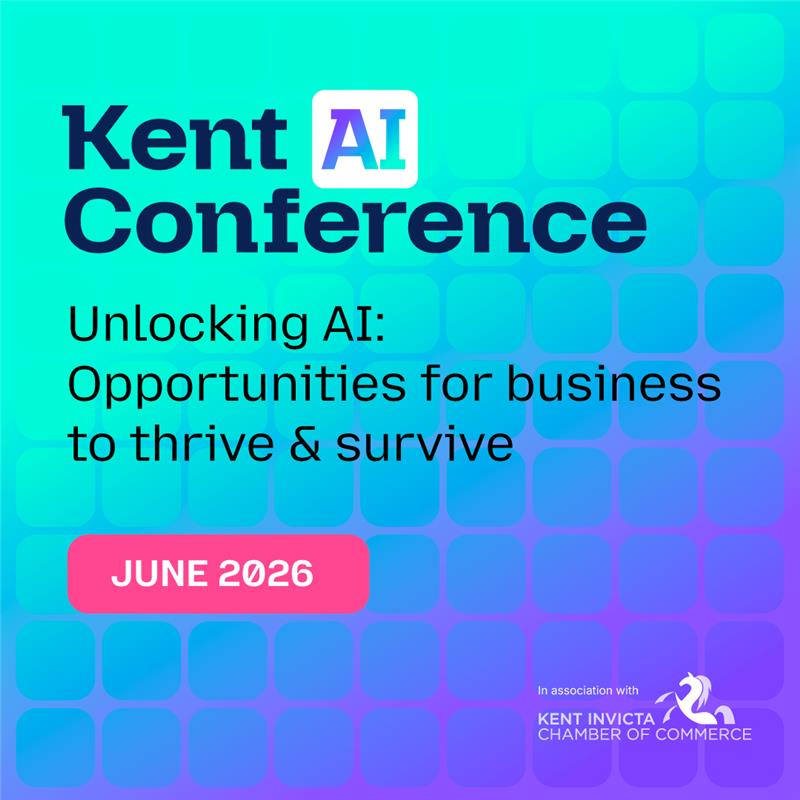 Something exciting is coming to Kent… 
Get ready to unlock the power of AI in June 2026. 
More info coming soon!
#AI #WatchThisSpace #AIConference