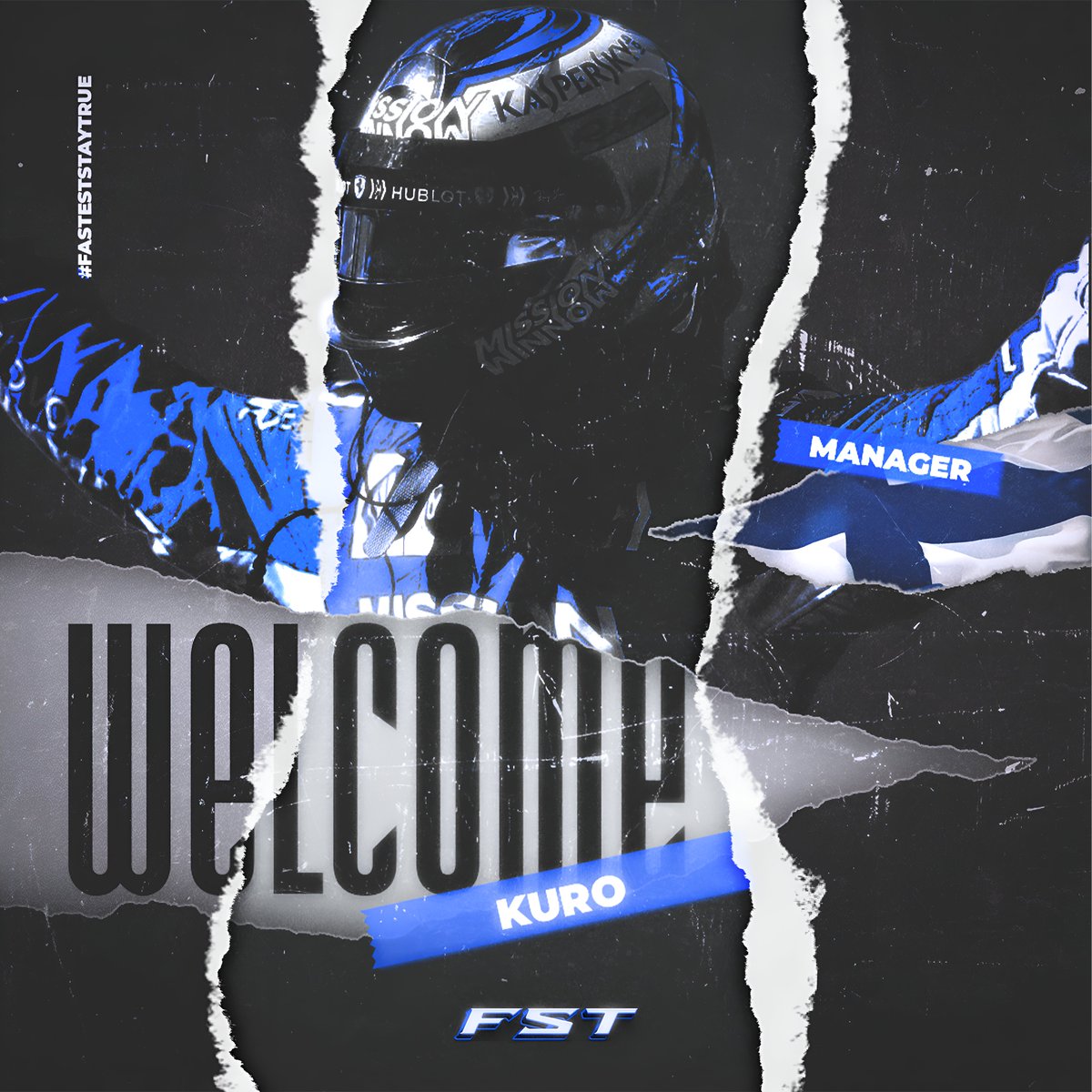 FastestStayTrue's tweet photo. SIGNING ✍️ | @realkuro_ 

The return is here! Kuro is back and ready to take part in our exciting project 🎯

Kuro is the total package with lots of experience to show for it — a new chapter awaits 💎

Only The #FastestStayTrue 💙🖤 https://t.co/SmSwYbafGO