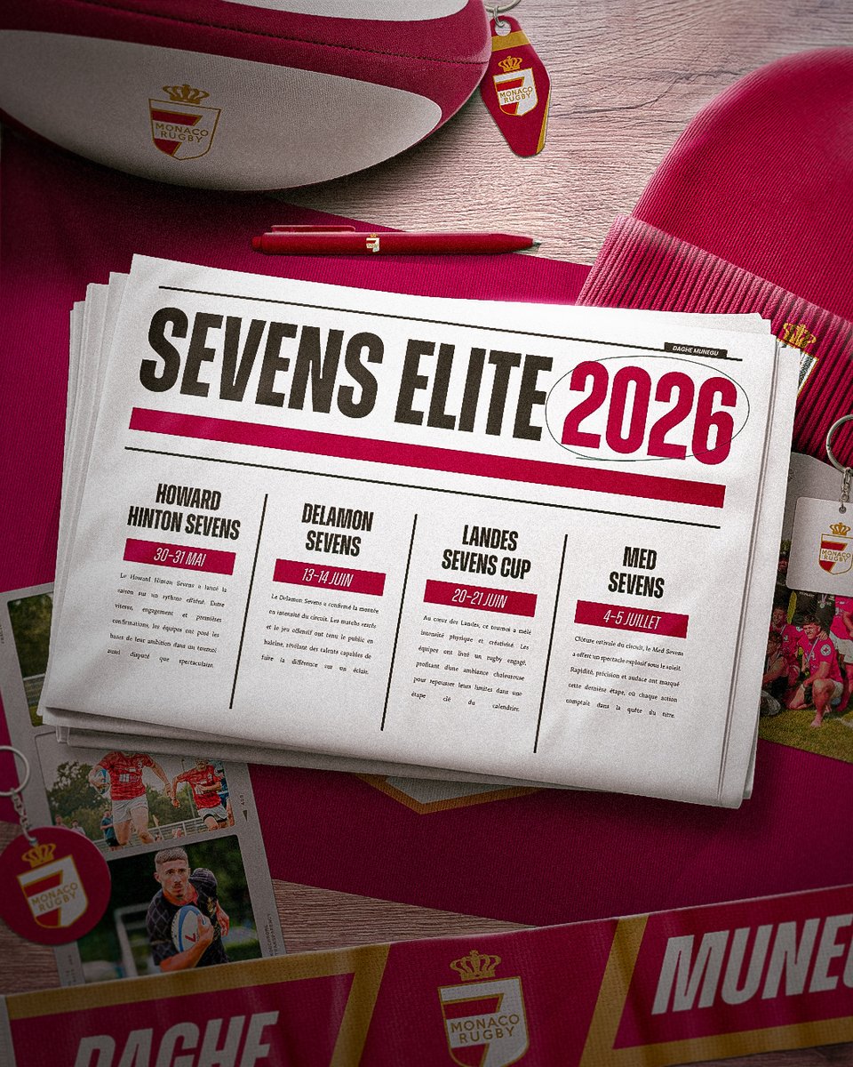 Le calendrier du Circuit Elite Sevens 2026 est sorti ! 🔥 #sevens