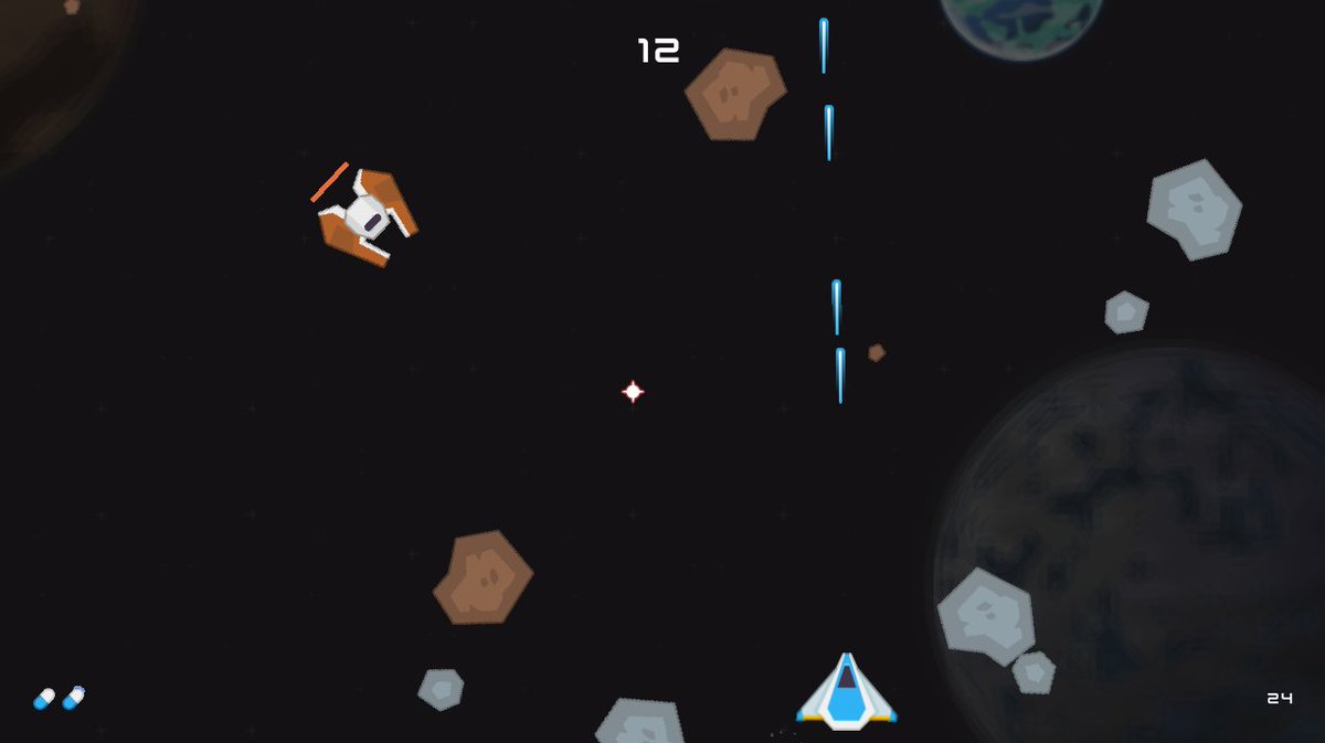 After more than a decade of building software, just released my first game for free 🕹️!

Play in your browser a simple, casual 2D space shooter I made while learning Godot game development. wishingpanda.itch.io/zaperoids

#indiegame #gamedev #indiegamedev #indiegames #videogames #game