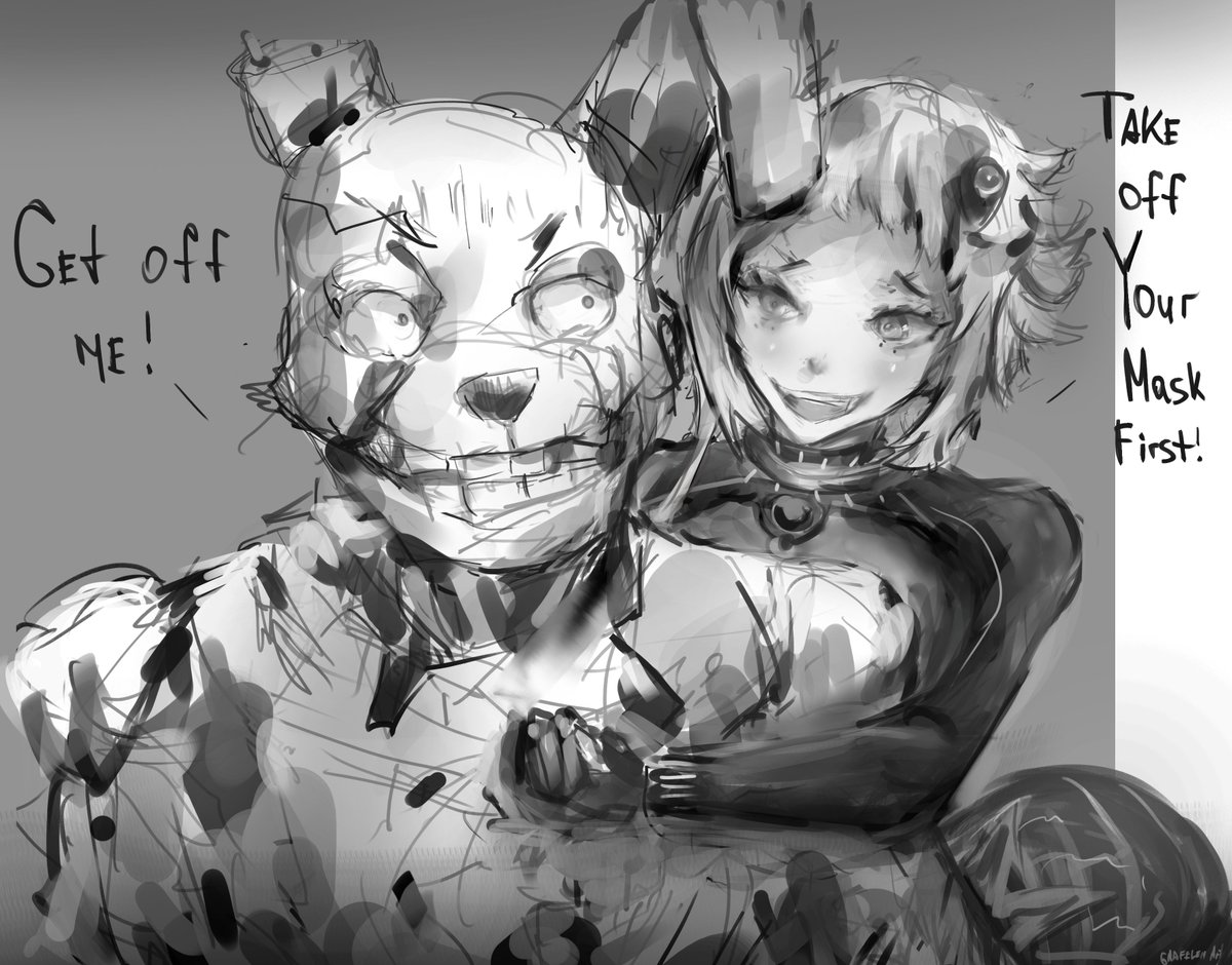 GrafelemArt's tweet image. Get off me