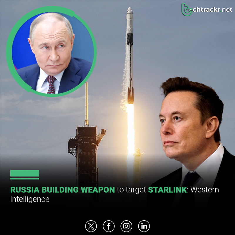 TechTrackr_net's tweet image. Russia is developing an anti-satellite weapon aimed at disrupting Elon Musk’s Starlink network, raising fresh concerns over space security.

#Russia #Starlink #ElonMusk #SpaceSecurity #SatelliteTechnology #NATO #UkraineWar #DefenseNews #TechTrackr #TechNews