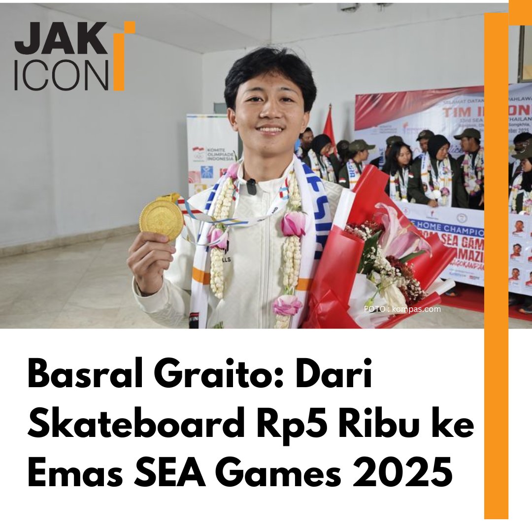 jak_icon's tweet photo. Anak bangsa kembali mengukir nama Indonesia di kancah internasional Jakizen. Simak perjalanan selengkapnya hanya di https://t.co/neTvdIRF72 https://t.co/hXP0XQeBNd