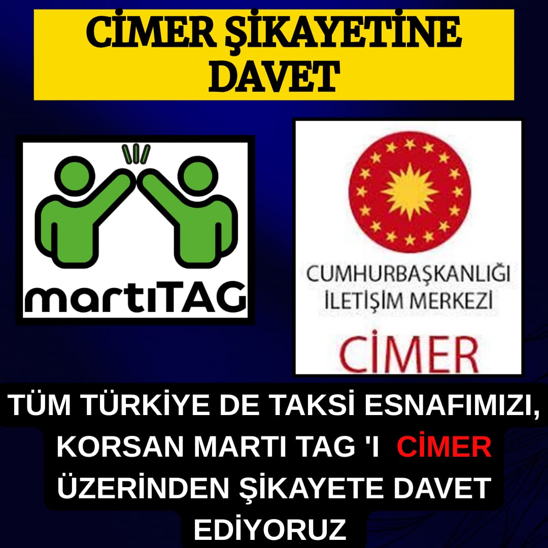 TAKSİ ESNAFI OLARAK BİZLER;
TÜM TÜRKİYE DE TİCARİ TAKSİLERİMİZLE, PEKÇOK İLDE TAHDİTLİ, BAZI İL VE İLÇELERDE İSE TAHSİSLİ PLAKALARIMIZLA, DEVLETİMİZİN GÜVENCESİNDE ŞEHİR İÇİ TİCARİ YOLCU TAŞIMACILIĞI  HİZMETİ VERMEKTEYİZ.

3 YILDAN FAZLA SÜREDİR SONUÇLANMAYAN, ADETA YILAN