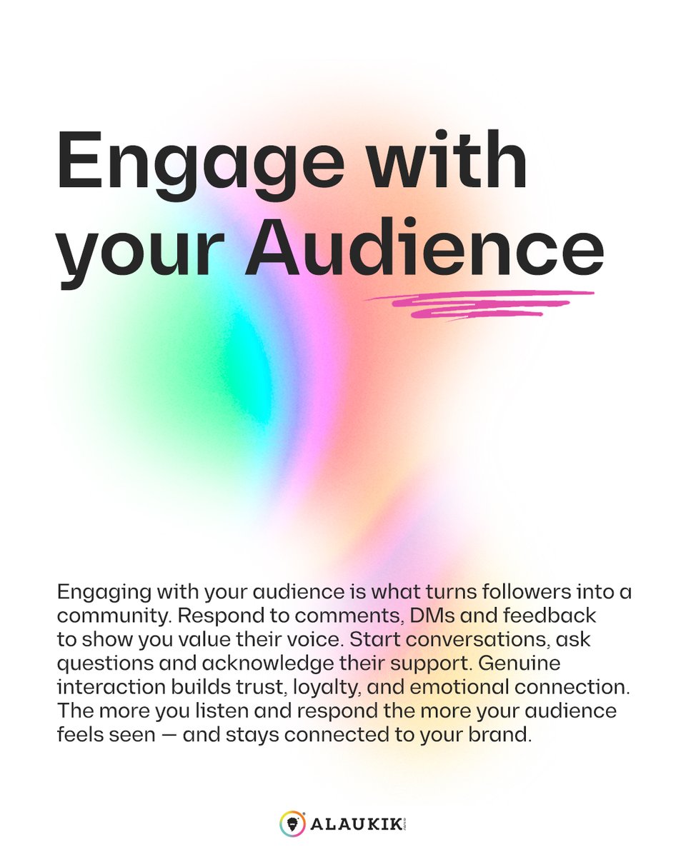 AlaukikGroup's tweet photo. A strong social media presence isn’t built overnight — it’s built with intention. 🚀
High-value content, meaningful engagement and consistent communication are the foundations of growth. https://t.co/VGR6VGFAAM
