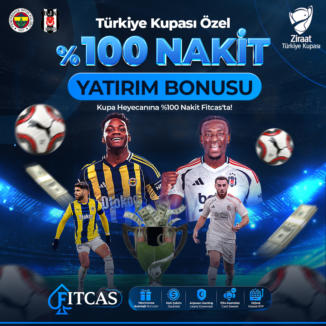 FitcasOfficial's tweet photo. TÜRKİYE KUPASI ÖZEL %100 NAKİT YATIRIM BONUSU

⚽️ Türkiye Kupasında %100 Nakit Yağıyor!

💰 Minimum 100₺ Yatırıma, 2.000₺'ye Kadar Bonus İmkanı!

🏆 Bugün Şampiyon Sensin, Hemen Yükle Ve Kupona Gol At!

♠️ Fitcas ile Kazanmaya Fit Ol!

➡️GÜNCEL GİRİŞ: https://t.co/A36qMN5Ljp https://t.co/Sofo5lGKfu