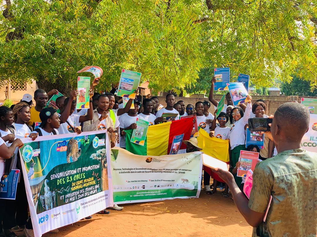 Le RB/PMJE Partenaire Officiel du 2ᵉ Sommet National des Jeunes sur la Biodiversité.

Du 25 au 27 novembre 2025, Benin Youth Biodiversity Network (BYBN) a tenu à Bois Vert Hôtel d’Abomey, le 2ᵉ Sommet National des Jeunes sur la Biodiversité.