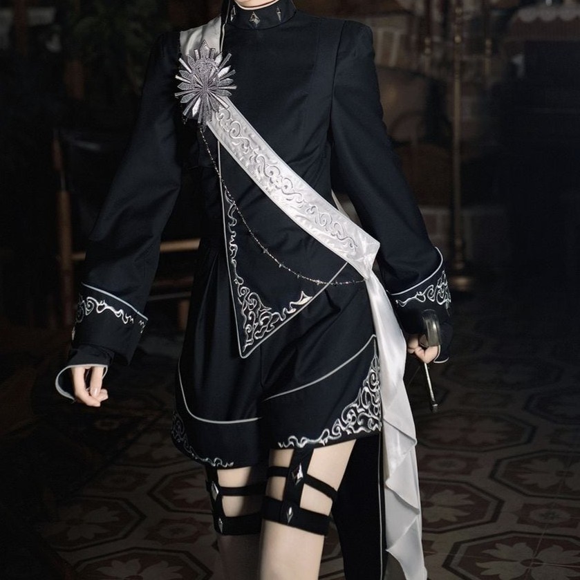 メイメイ4点セット アイテムの詳細はこちらです❣ 黒曜石のプリンスゴシックセットアップ