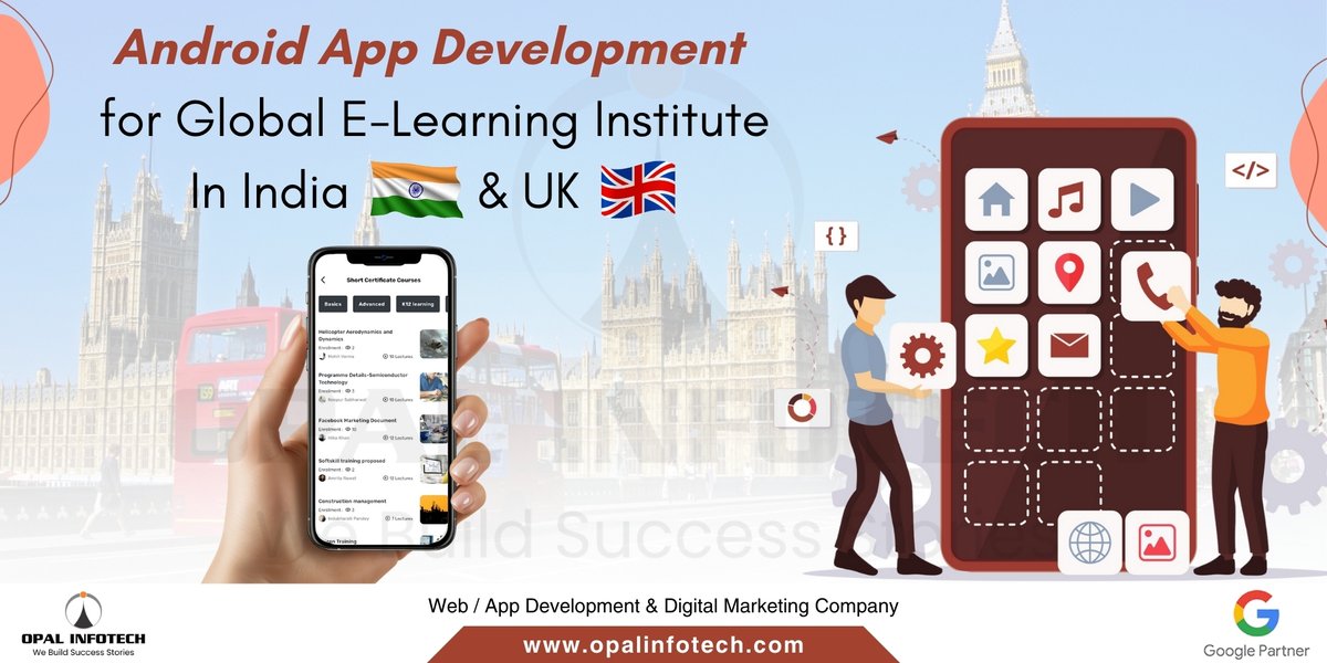 Opal_Infotech's tweet image. "Expert #AndroidAppDevelopment Paves the Way for Your Business Excellence."

Opal Infotech has delivered an Android App for a leading Global E-Learning Institute with a presence in India &amp;amp; the UK!

Visit- opalinfotech.com/mobile-app-dev… 

#OpalInfotech #MobileAppDevelopment