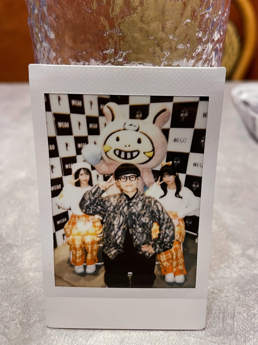 ①【WEGO×ミニモニ。25周年】 島川波菜さん／上村麗菜さん／ミニモ