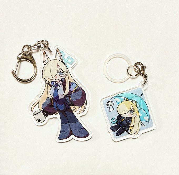 アクキーとアンブレラマーカー実物!可愛くできてます雨の日もカンナとお出かけしてね