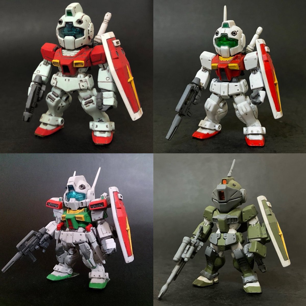 ガンダム　コンバージ　アンサンブル コンバージ ガンダム モビルスーツアンサンブル 赤いガンダム - メルカリ