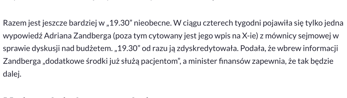 ZandbergRAZEM's tweet image. Zastanawiacie się dlaczego Wasi dziadkowie ciągle głosują na Platformę? To ciężka praca ludzi, którzy pilnują, żeby nie zobaczyli niczego poza PO-PiSem.

#czystawoda

xyz.pl/przez-miesiac-…