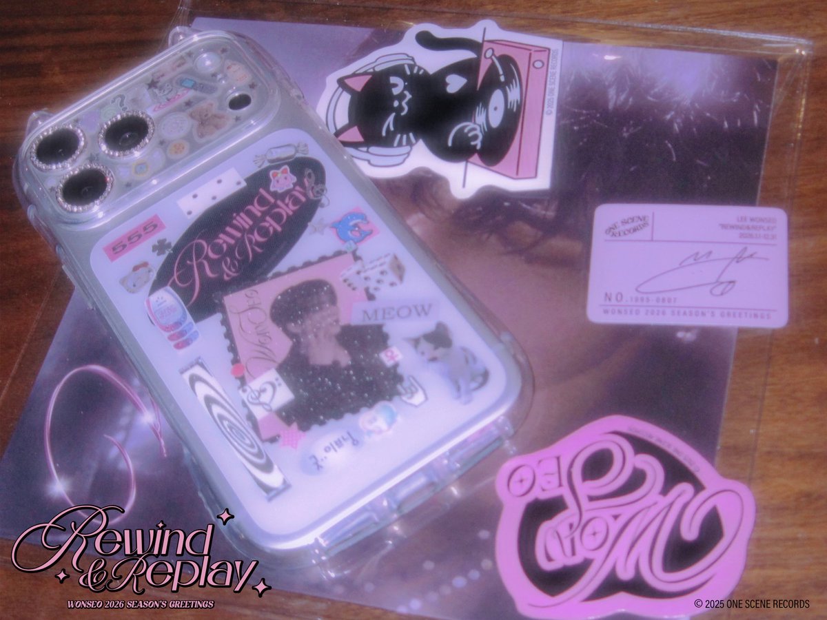 WONSEO 2026 SEASON’S GREETINGS

< Rewind&amp;Replay > 
Sticker Pack Preview