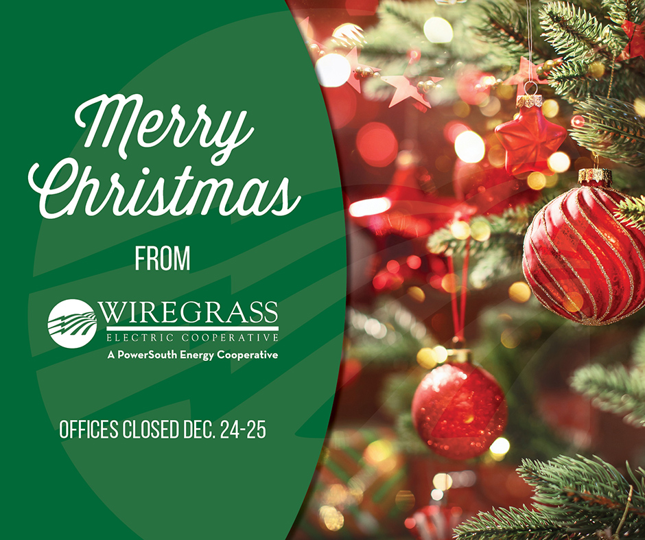 WEC2's tweet photo. We wish you and your loved ones a holiday season filled with joy and warmth. Our offices will be closed Wednesday, Dec. 24, and Thursday, Dec. 25, to allow our employees to celebrate with family and friends. Happy holidays! https://t.co/dy4ZfB37eI