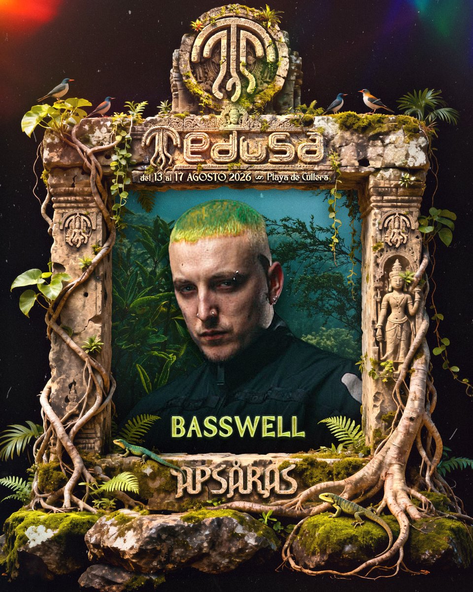 BASWELL confirmado. Hard techno directo al pecho. Sin filtros. Sin pausa. ¡𝐒𝐎𝐑𝐓𝐄𝐀𝐌𝐎𝐒 𝟐 𝐀𝐁𝐎𝐍𝐎𝐒 𝐆𝐄𝐍𝐄𝐑𝐀𝐋𝐄𝐒! 𝐏𝐚𝐫𝐚 𝐩𝐚𝐫𝐭𝐢𝐜𝐢𝐩𝐚𝐫 𝐞𝐧 𝐞𝐥 𝐬𝐨𝐫𝐭𝐞𝐨:         

Síguenos @medusa_festival y haz RT. Anunciaremos ganadores el próximo 9/1/26. Suerte!