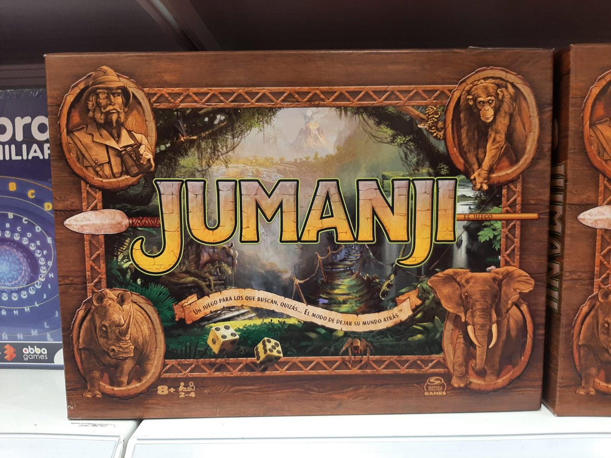 No solemos hablar de juegos de mesa porque nos dedicamos a figuras de acción, pero como nos gusta los juguetes en general, aquí tenéis la edición del famoso juego de #Jumanji de esa película de 1995 que adoramos 🎲
Tampoco olvidemos la versión española que sacó MB, para otro día