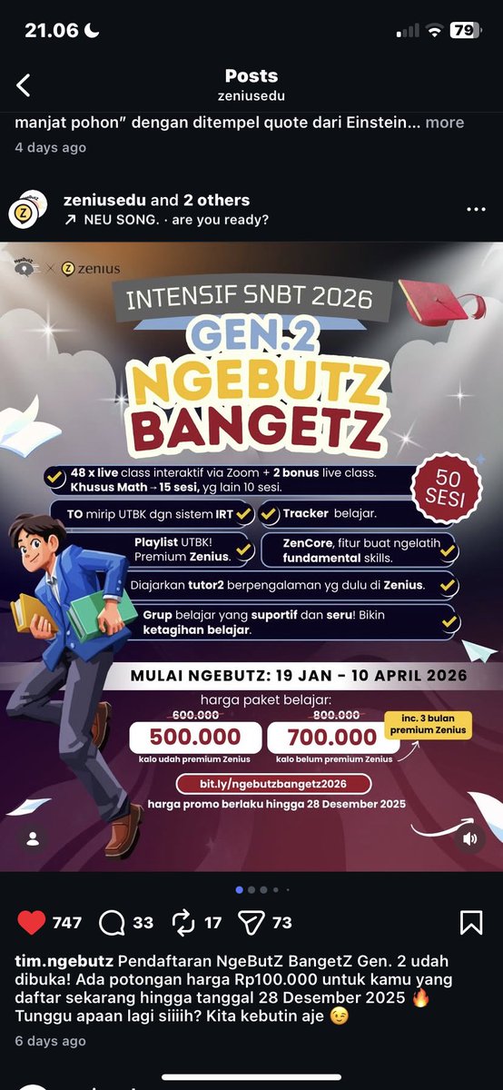 c0iee's tweet image. ada yg ikut ini ga yaa? ngebutz x zenius