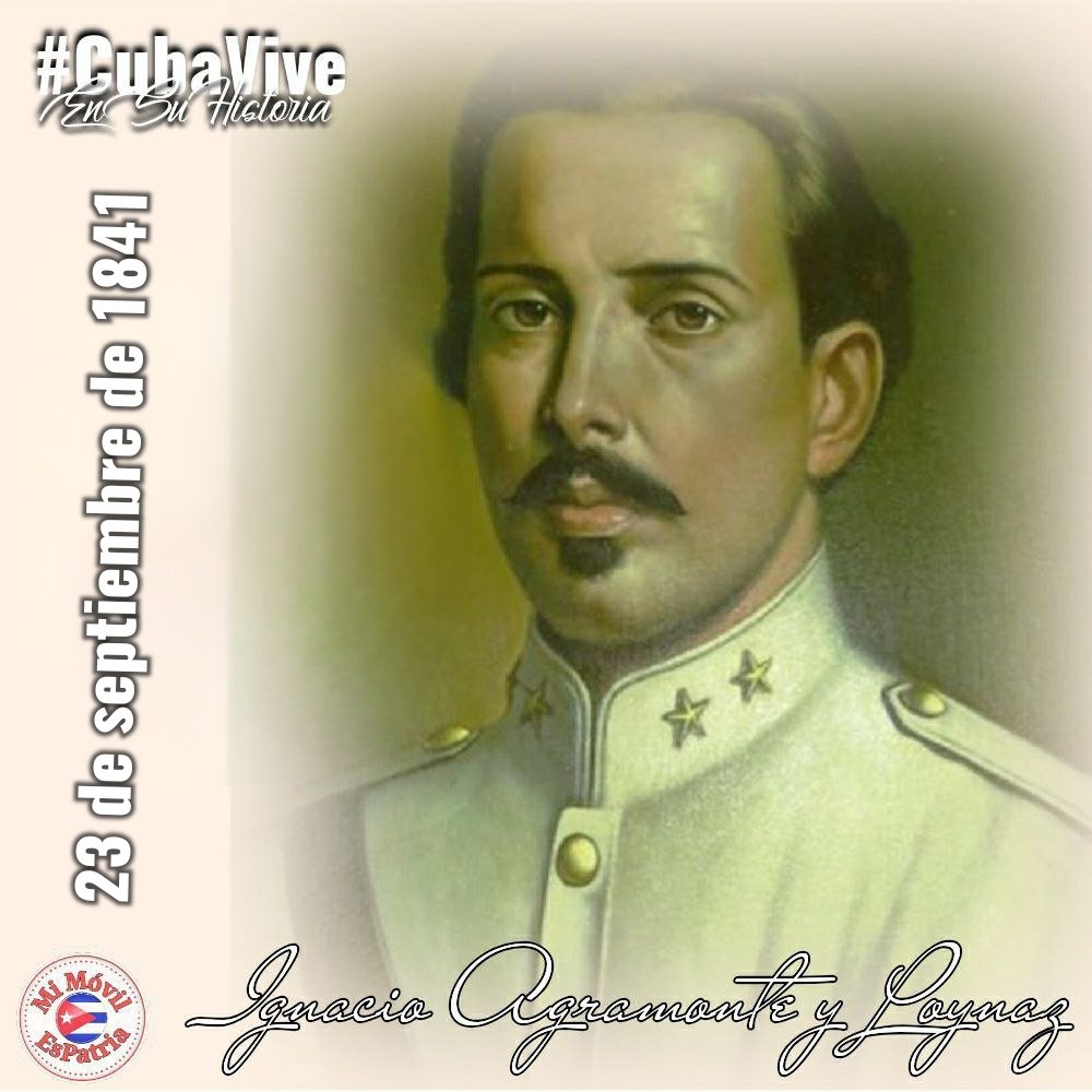 #CubaViveEnSuHistoria
1841 nace el Mayor Ignacio Agramonte y Loynaz, descrito como: "...coloso genio militar...", "...salvador de la revolución...", "...paladín de la vergüenza...",  y para Martí: "...Diamante con alma de beso..."
🇨🇺 Un patriota a toda prueba que dió el Camagüey.