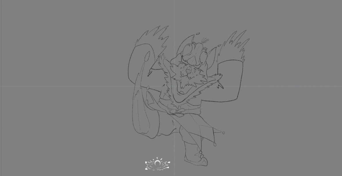 Tallowick's tweet image. Smear frames are fun!