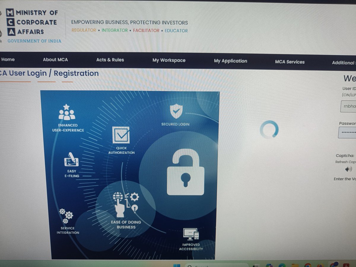 bnraghav87's tweet photo. @MCA21India Allow us to login first https://t.co/JYuCRbP4RT