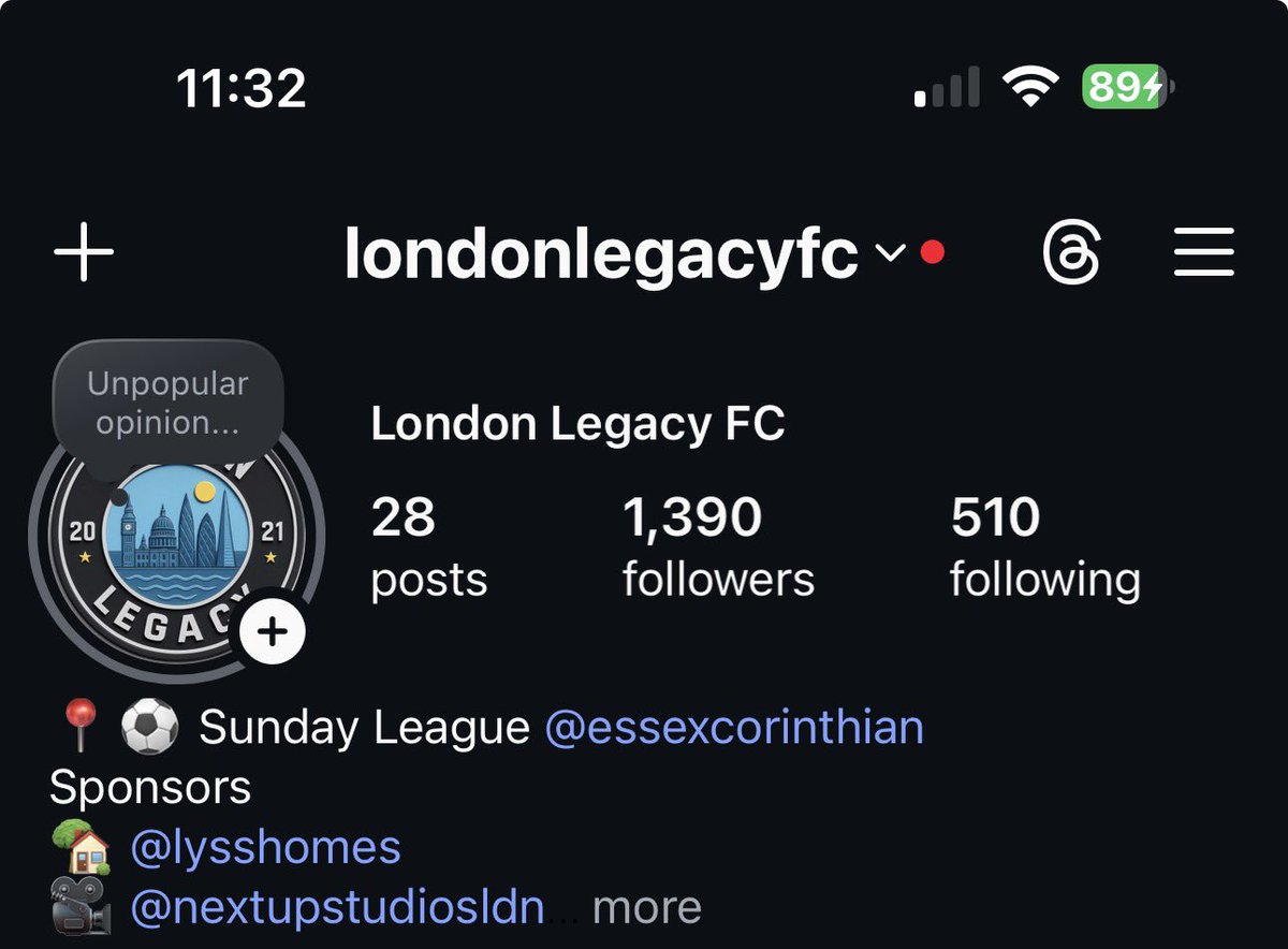 London Legacy FC tweet media