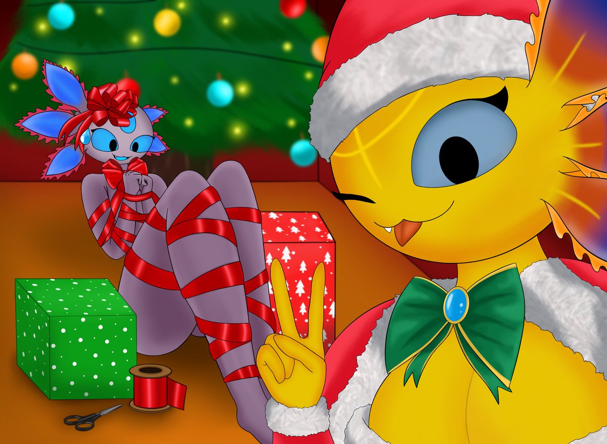 They’re both ready for Christmas (almost)