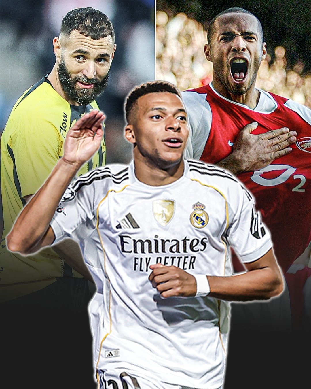 نجم الاتحاد في الصدارة بفارق كبير. هل تعلم أن كيليان مبابي قد أنهى عام 2025 في وصافة الهدافين التاريخيين الفرنسيين عبر العصور! ترتيب نجوم فرنسا الأكثر تسجيلا للأهداف على مستوى الأندية + المنتخب. كريم بنزيما (509 أهداف). كيليان مبابي (411 هدفا). تييري هنري (411 هدفا) 