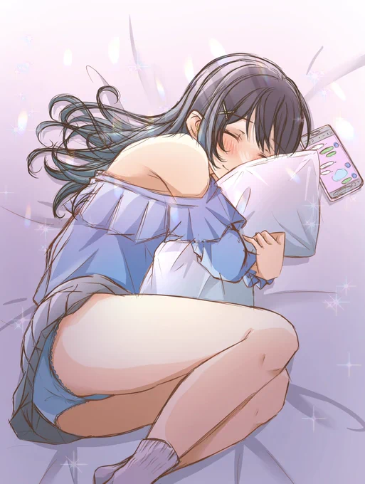 好きな人との初デートが待ちきれない恋する女の子