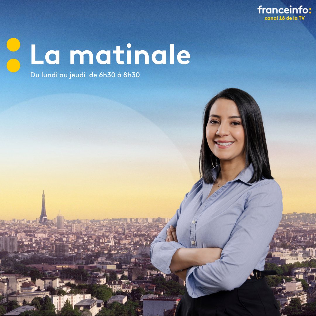 📺 Demain dès 6.30, RDV avec <a href="/zohrabenmiloud/">Zohra Ben Miloud</a> pour La matinale

🟡A 7h45, elle reçoit <a href="/Al_Nikolic/">Aleksandar Nikolic</a> pour l'interview politique

🟡#franceinfocanal16