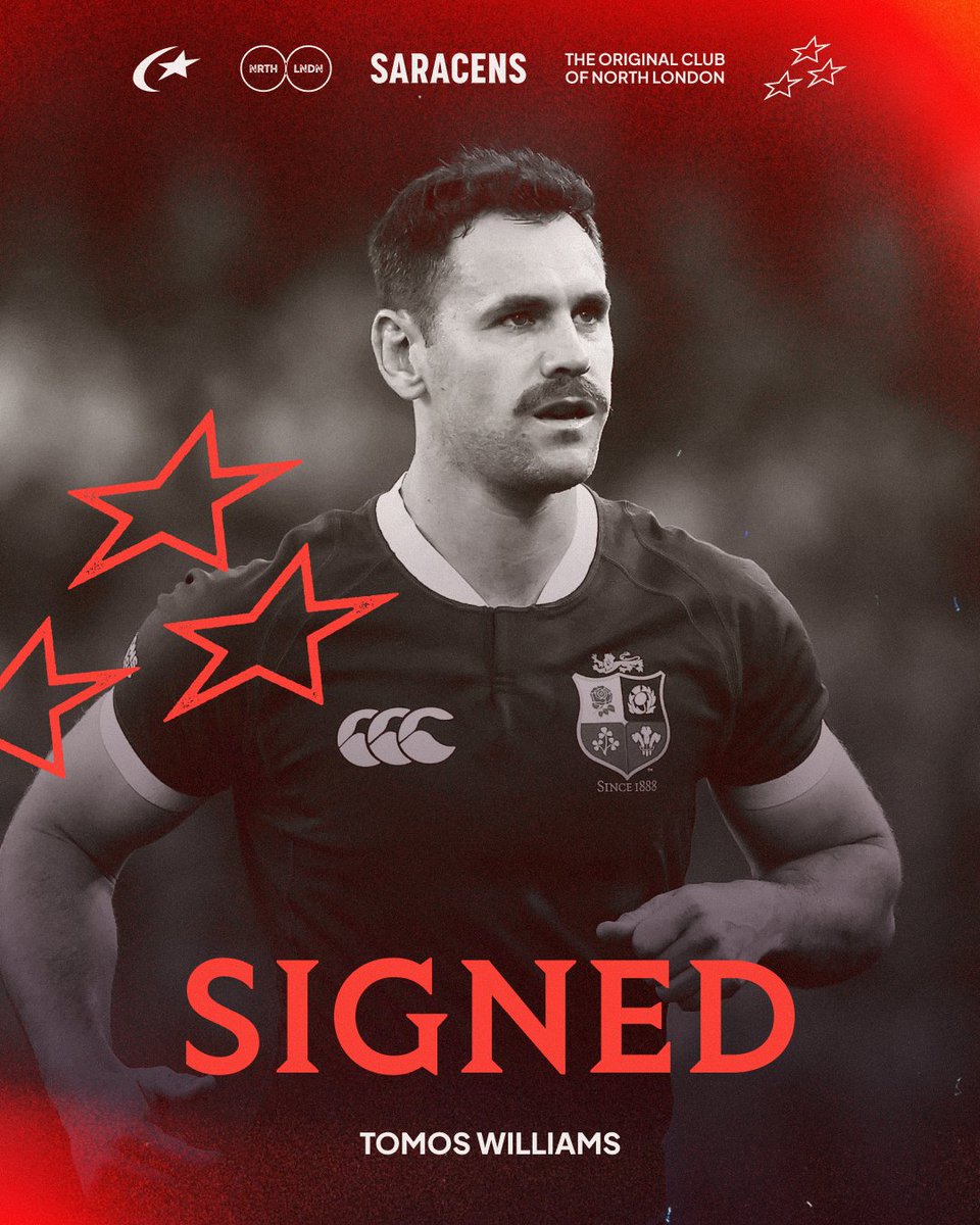 Saracens's tweet photo. 𝗧𝗵𝗲 𝗯𝗲𝘀𝘁 𝗴𝗶𝗳𝘁 𝗮𝗹𝗹 𝗱𝗮𝘆 🎁
British and Irish Lion Tomos Williams will join Saracens for the 2026/27 season. 🪄
Full story 👉 https://t.co/efrcAXgEMG https://t.co/ZFEzYXq69v