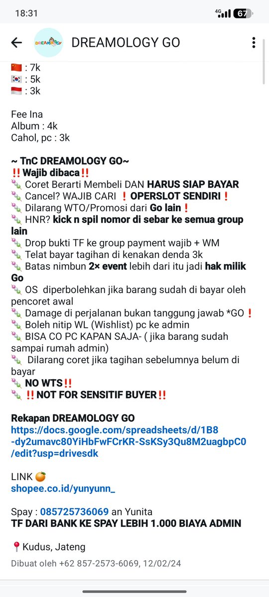 chochocaramel_7's tweet image. SCAM‼️ HNR‼️ PENIPUAN‼️

gesss aku mau spil salah satu GO yang aku ikutin sekarang, tiba tiba dapet kabar bahwa go nya di scam sama salah satu adminnya yang di percayai nya sendiri, tanpa meminta jaminan, seperti ktp, data, alamat dll

— penjelasan panjangnya di bawah