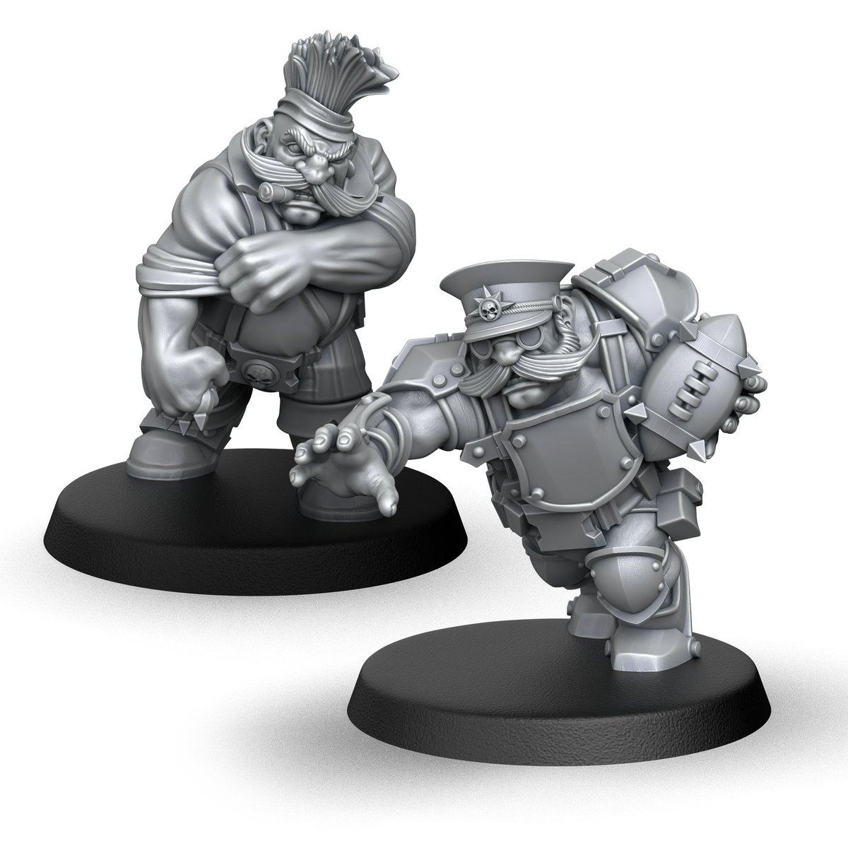 Preview of Next Month’s Release!
An expansion pack for the OWA roster of the Old Watch Town team.

The pack will include new Dwarves, Halflings, a Treeman, and several Star Players.
Join the team on Patreon &amp; Tribes:
patreon.com/pungaminiatures
myminifactory.com/users/PungaMin…