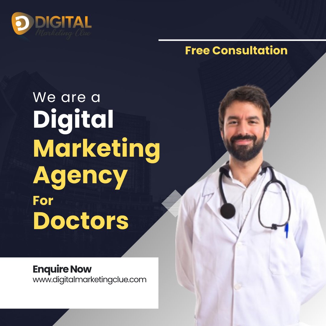 DMClue's tweet photo. Doctors, Grow Your Practice Digitally! 📷📷
Get more patients with Digital Marketing specially designed for Doctors.
📷 Google Search Visibility
📷 Local SEO for Clinics
📷 Patient Trust &amp; Online Reputation
📷 Appointment Leads
📷 Visit: https://t.co/W6OTaagw9k https://t.co/XaozuNRyPl