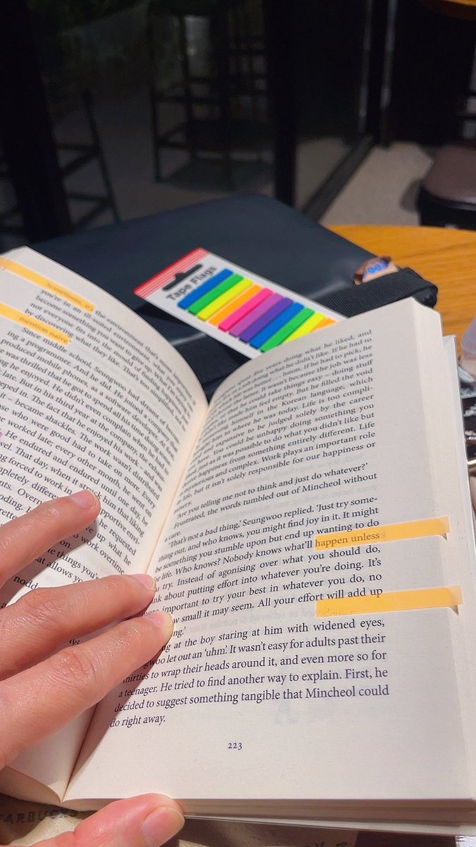 h3ywh9tsURname's tweet photo. 🔖📌All your effort will add up to something.
page 223
With Honesty and Sincerity
WELCOME TO THE HYUNAM-DONG BOOKSHOP
#DEARTime #DropEverythingAndRead #Bookworm #BookTalk #hwangboreum #WelcomeToTheHyunamDongBookshop https://t.co/JIb9iR7KFC