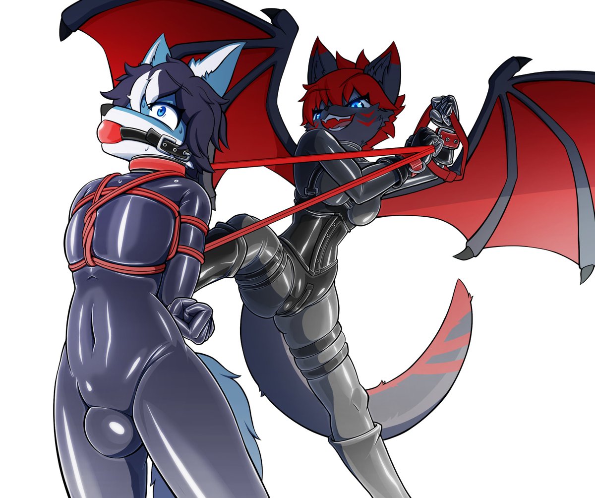 Hiconnen's tweet photo. Be a good boy

Commission for CyberJoel on FA 
of his Cybele bullying Diceworks10 on FA https://t.co/JYeNABjRDC