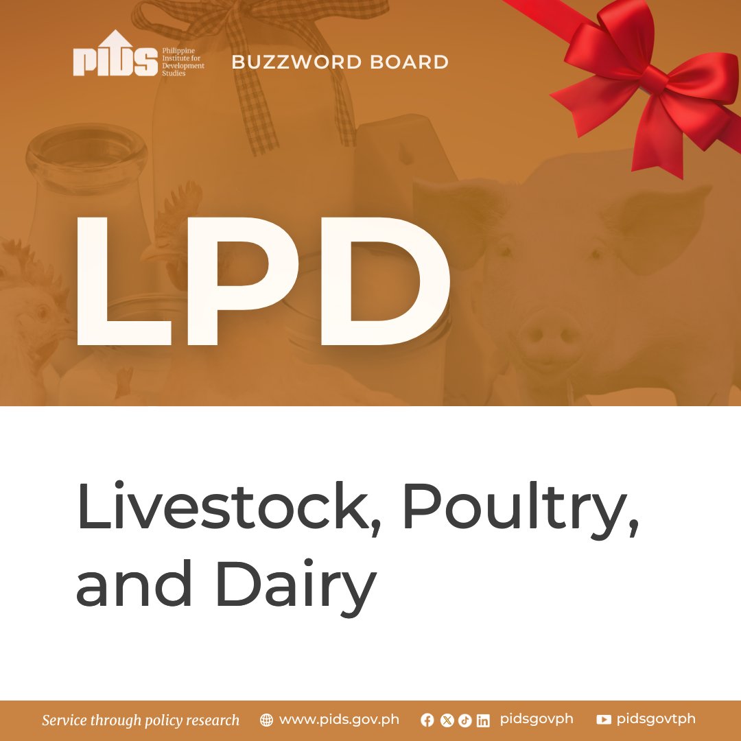 pidsgovph's tweet image. It’s the holiday season—when ham, chicken, eggs, and leche flan fill the table.

What is LPD, and why does it matter for food prices and food security?

Read: bit.ly/pidsrps2025-06

#LPD #NocheBuena #AgriculturePH #PaskongPinoy