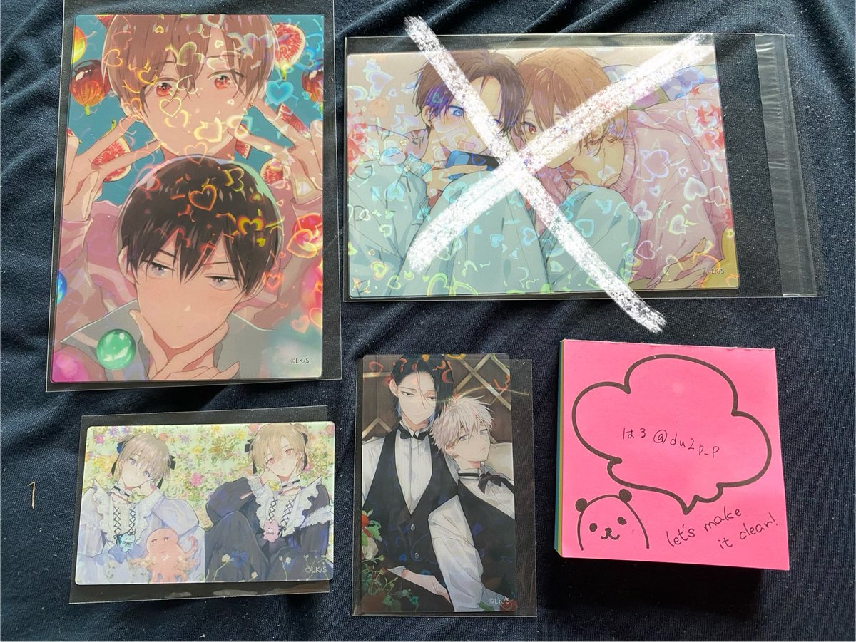 du2p_p's tweet photo. 交換 ハレルヤベイビー展 ハレベ展
ファミマプリント ランダムブロマイド

譲→画像1枚目、画像3枚目👍

求→画像2、3枚目💕

同種交換のみ
郵送 https://t.co/s7oqnId0Om