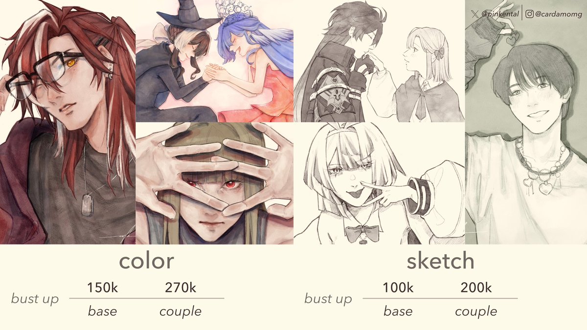 pinkental's tweet image. [ RT &amp;amp; likes are appreciated! ]

Haloo! 
Jambu tetap buka komis gambar dengan style watercolor dan sketch✨

Untuk ToS lengkap &amp;amp; sample bisa cek carrd: 
↪︎ komisijambu.carrd.co

Bisa langsung DM💌 kalau tertarik, thank u!

---
#artidn #zonakaryaid #artistindonesia