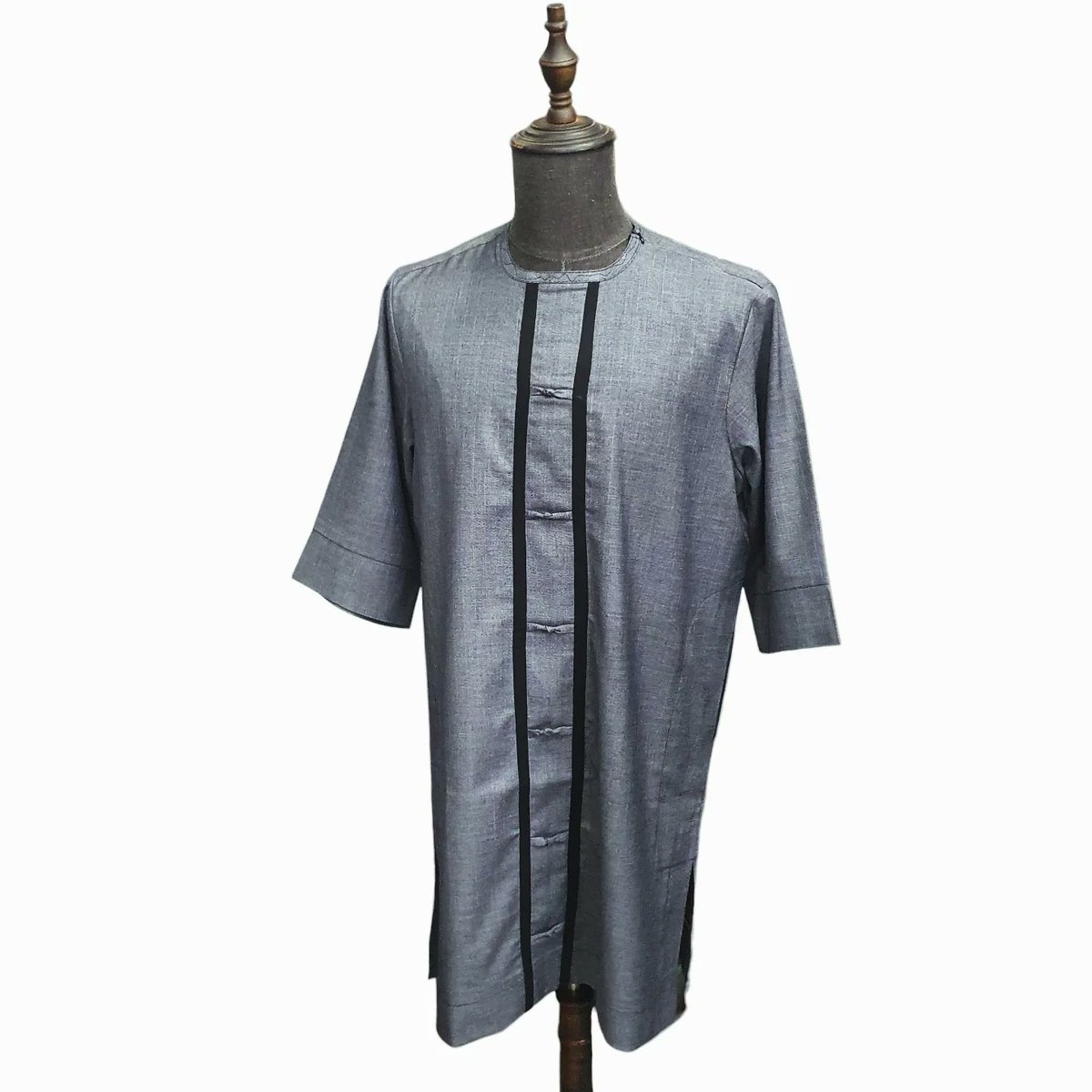 Qollars's tweet image. Qollars Grey Knots🪢Kaftan 

#lookfresh😎