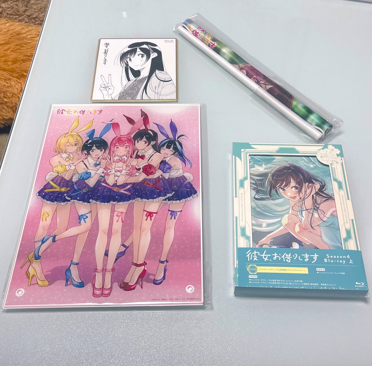 Blu-ray届いた‼️‼️‼️なんか身に覚えのないタペストリーも付いてる