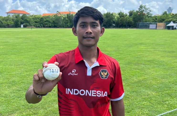 🇮🇩 Indonesia fast bowler Gede Priandana made history by becoming the first player to take five wickets in a single over in T20 international cricket. The 28-year-old achieved the feat against Cambodia, ripping through the middle and lower order with a hat-trick and two more