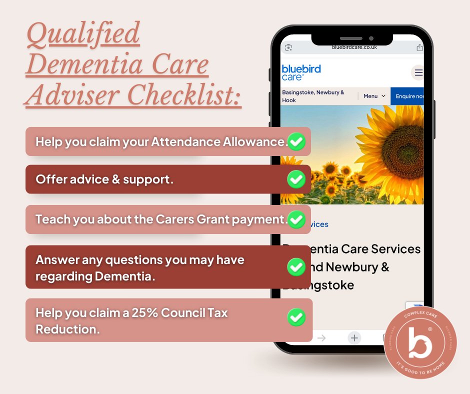 Our Dementia Care Adviser, Tamsin, is a compassionate expert, ready to guide you through personalised solutions tailored to your unique situation.🌟

Find out more👉 bit.ly/4j3nHD1

#DementiaAwareness #Dementia #DementiaAdvice #Care #HomeCare #HealthCare #Health #home