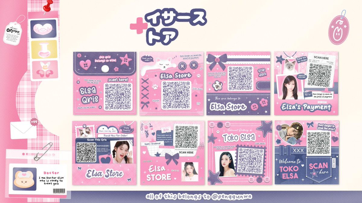 penggunwa's tweet image. Help repost, thank u! 🎁

Hi! karena sebentar lagi christmas day, aku mau promoin all katalog qr deco dan layout aku , yay!! 🧑‍🎄✨️ qr deco jadi 5.OOO all katalog layout jadi 9.OOO all katalog! 

for details : opl.to/elsazip

#zonauang