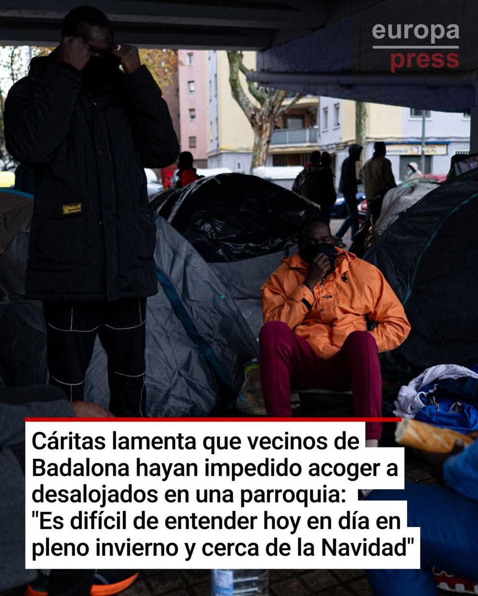 Hay que ser miserable para impedir la entrada de pobres a una parroquia en pleno invierno.
