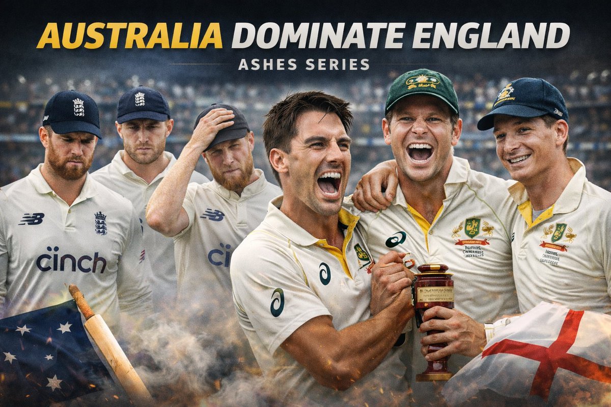 CricketDecodes's tweet photo. 🚨 Australia sealing a 3–0 lead isn’t about talent gap.
It’s about control.
They win sessions, not moments.
They stick to plans longer.
They force batters into low-percentage shots.
England play cricket.
Australia play match situations.
That’s the difference. https://t.co/IRtMS9NoKD