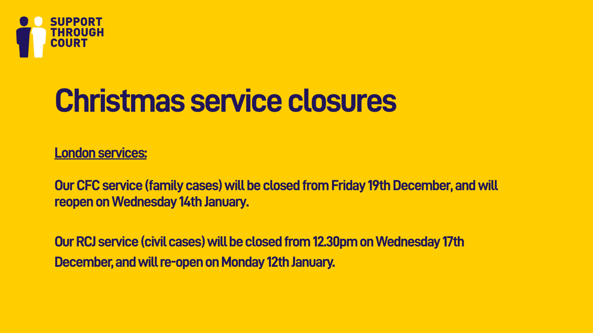 Support Through Court tweet media