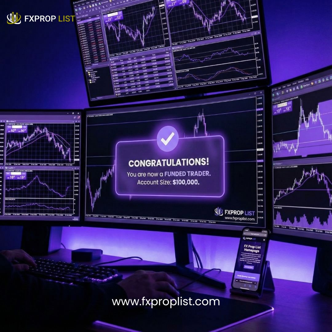 fxproplistcom's tweet photo. Your $100K journey starts here. 🚀
The right prop firm can be the difference between failed and funded.
Find verified reviews, discount codes, and live comparisons at https://t.co/5Za8AzxVPa.
#PropFirm #FundedTrader #ForexTrading https://t.co/uFZK6AdPdt