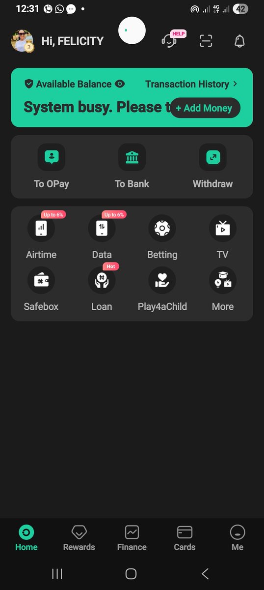 FDooshima's tweet image. Dear @OPayNigeria 
Hope nothing?

Christmas is next tomorrow, please.