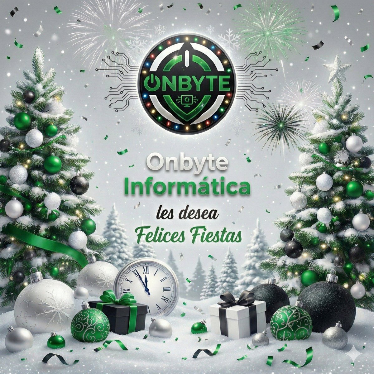 OnbyteTech's tweet photo. 🎄Onbyte Informática les desea Felices Fiestas 🎄

Gracias por acompañarnos un año más y por confiar en nosotros.
Os deseamos unos días llenos de ilusión, descanso y buenos momentos.

💙 Seguimos a vuestro lado.

#FelicesFiestas #FelizNavidad #Gracias https://t.co/Tj4JOego4f
